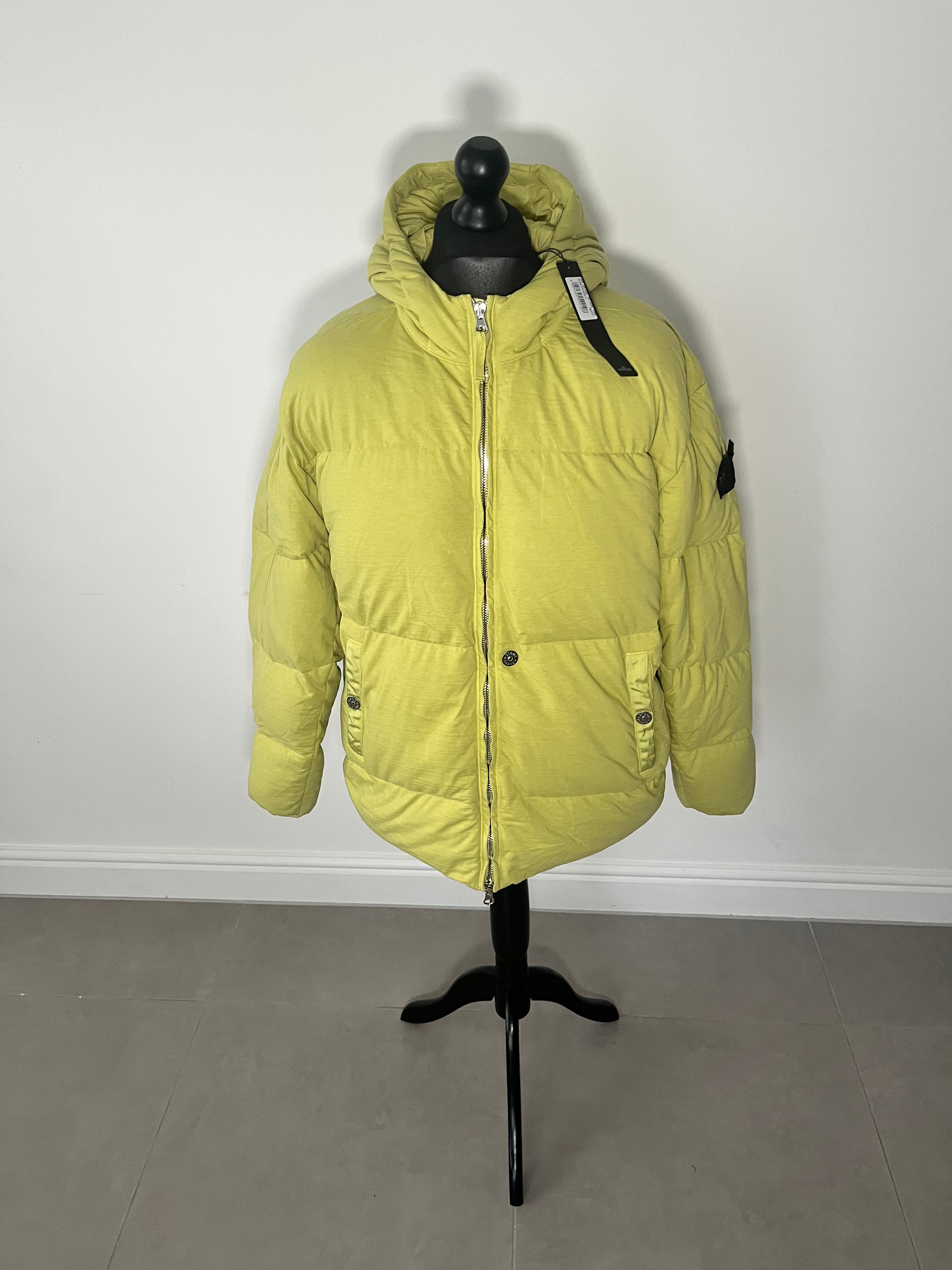 Stone island hot sale yellow puffer