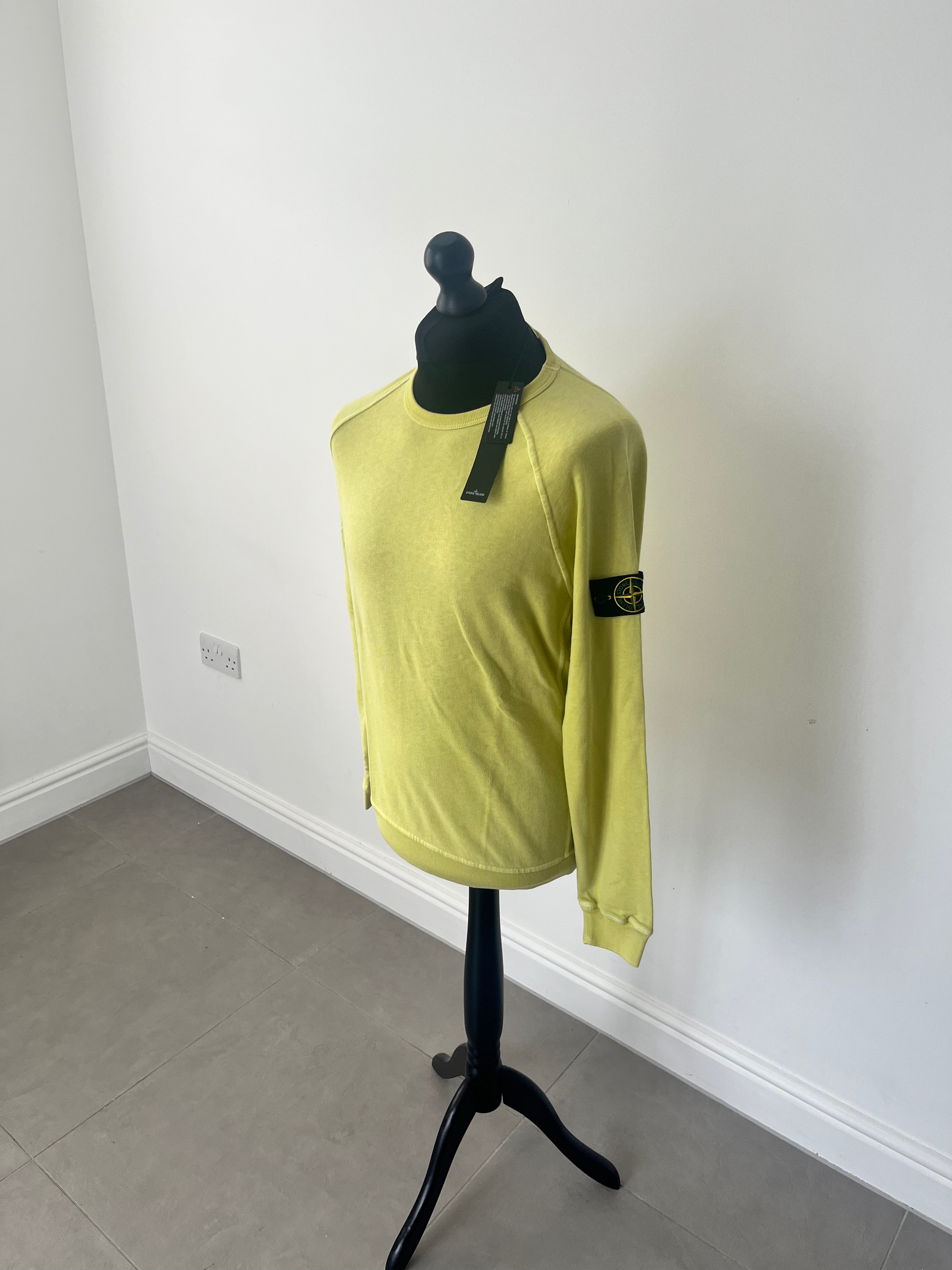 Stone island sale pistachio sweatshirt