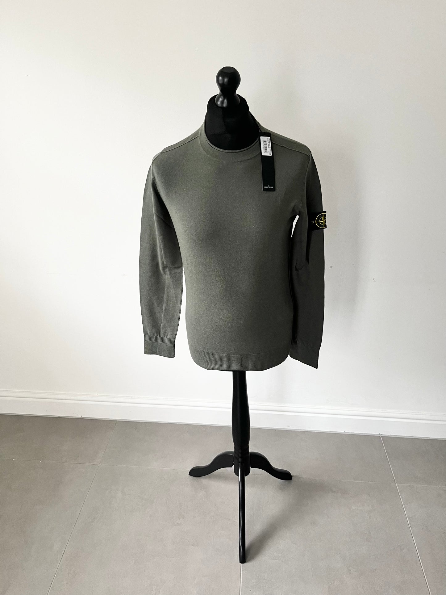 Stone Island Stretch Wool Knit (Sage)