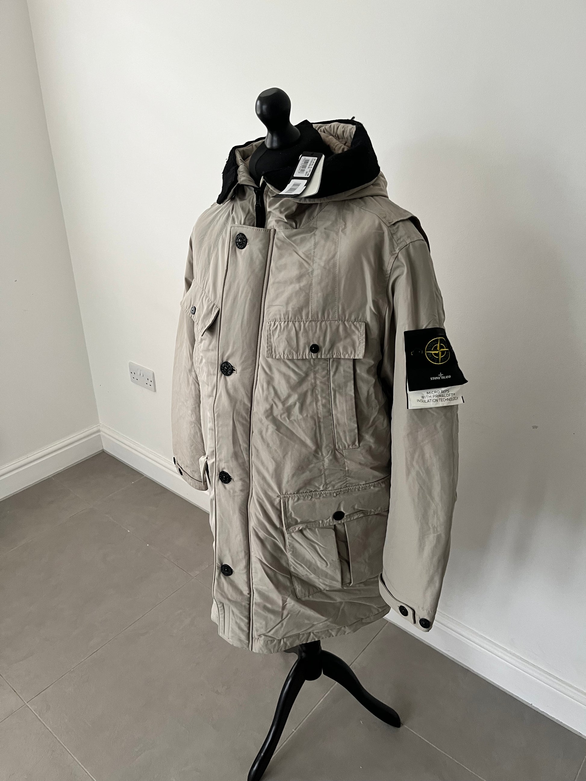 Stone island micro reps with cheap primaloft insulation technology