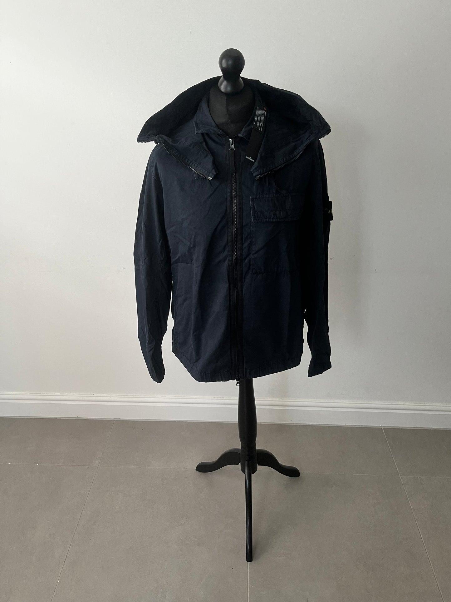 Stone Island T.CO Hooded Overshirt (Navy)