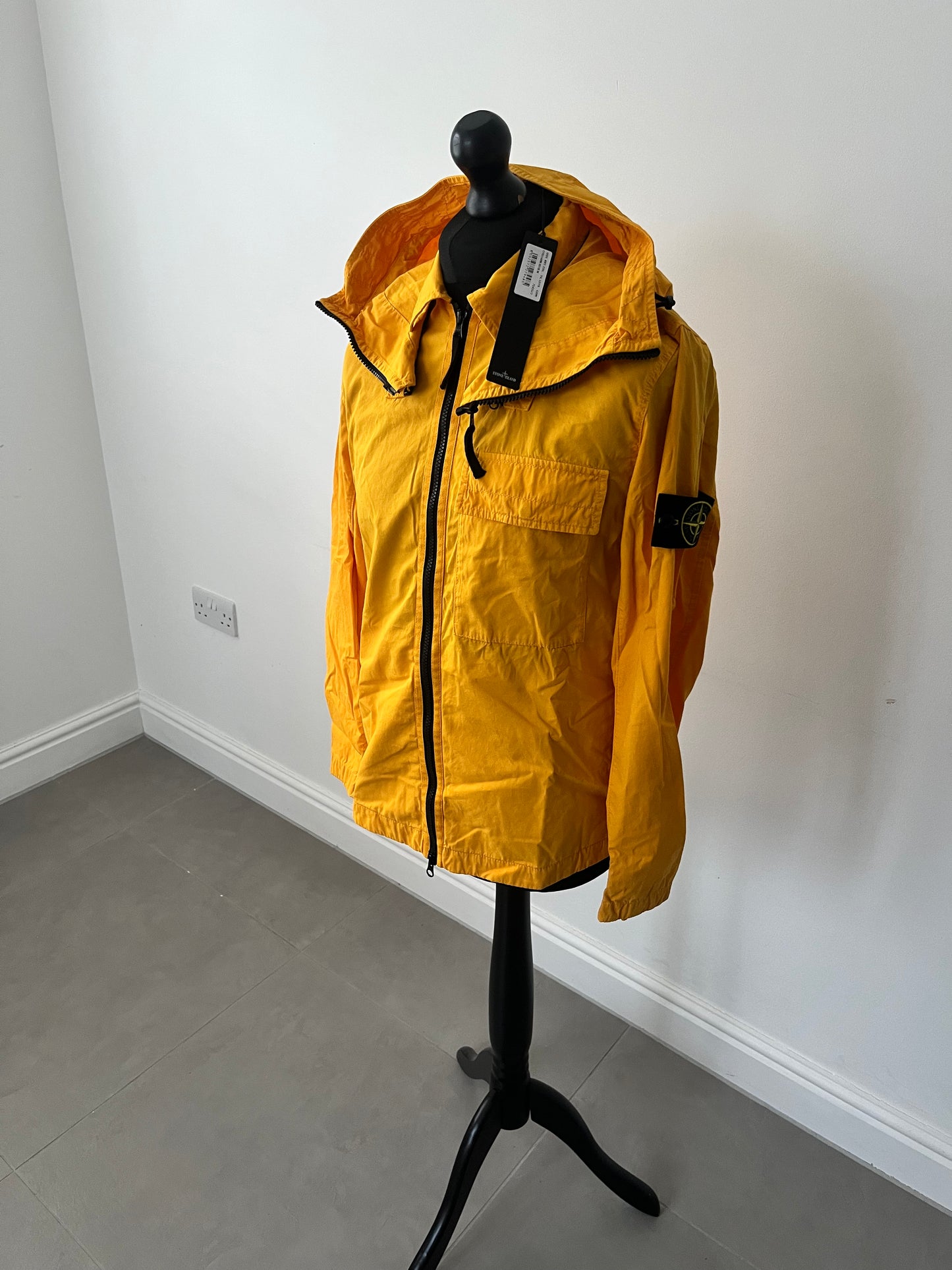 Stone Island T.CO Hooded Overshirt (Orange)