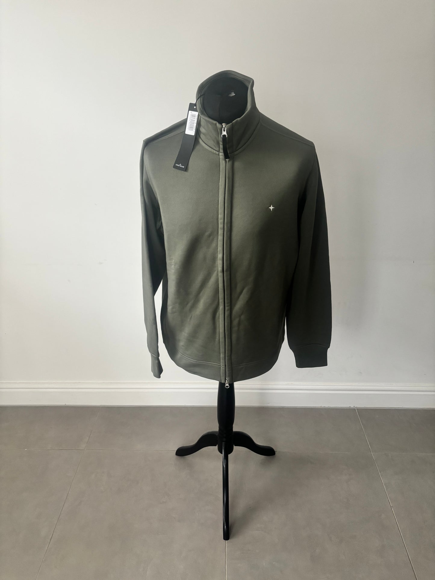 Stone Island Stellina Full Zip Track Top (Sage)