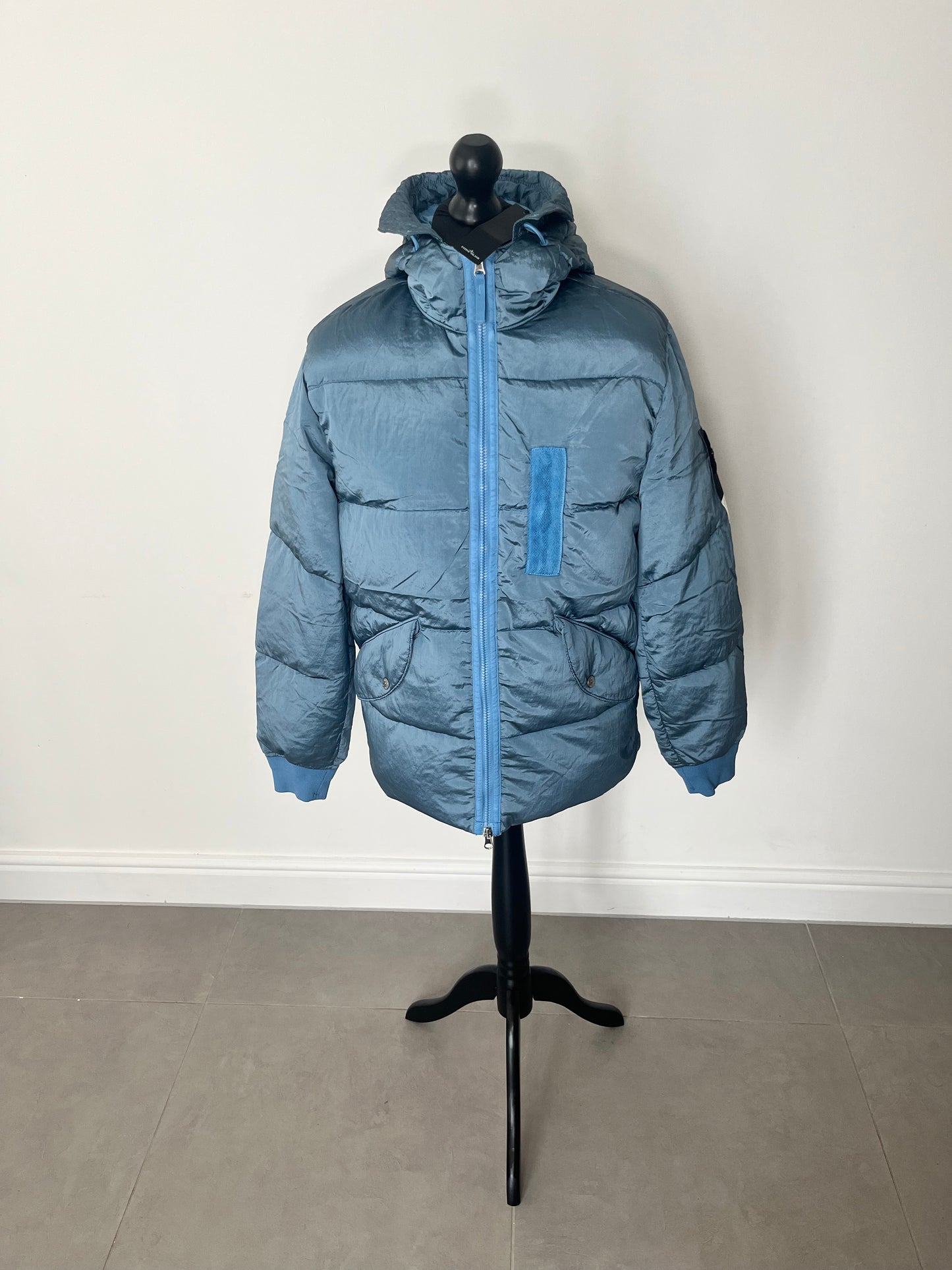 Stone Island Nylon Metal In Econyl Regenerated Nylon With Down-Tc (Powder Blue)