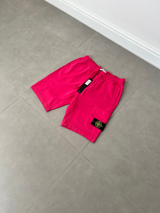 Stone island garment on sale dyed sweat short