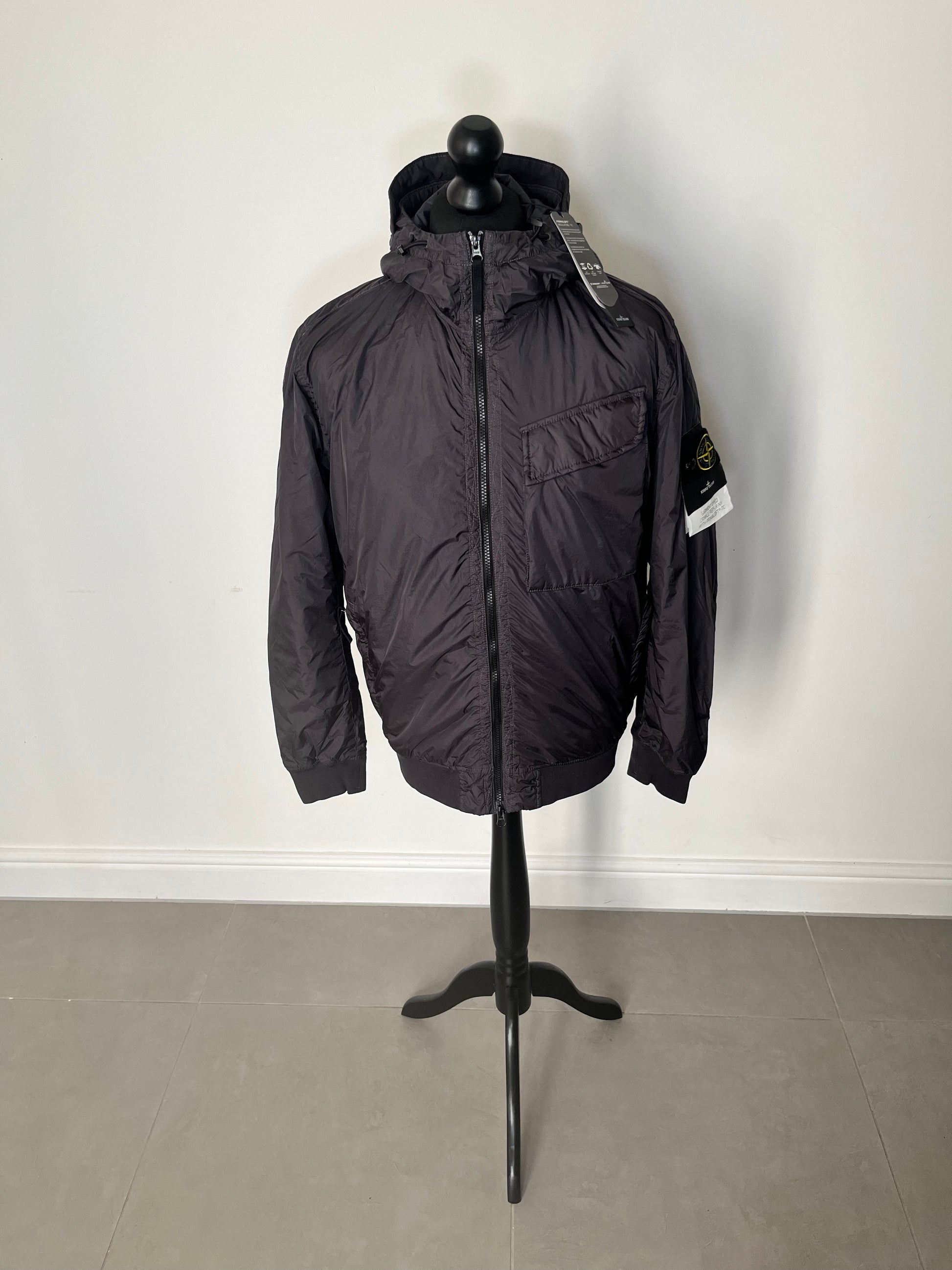 Stone island hooded sales jacket sale