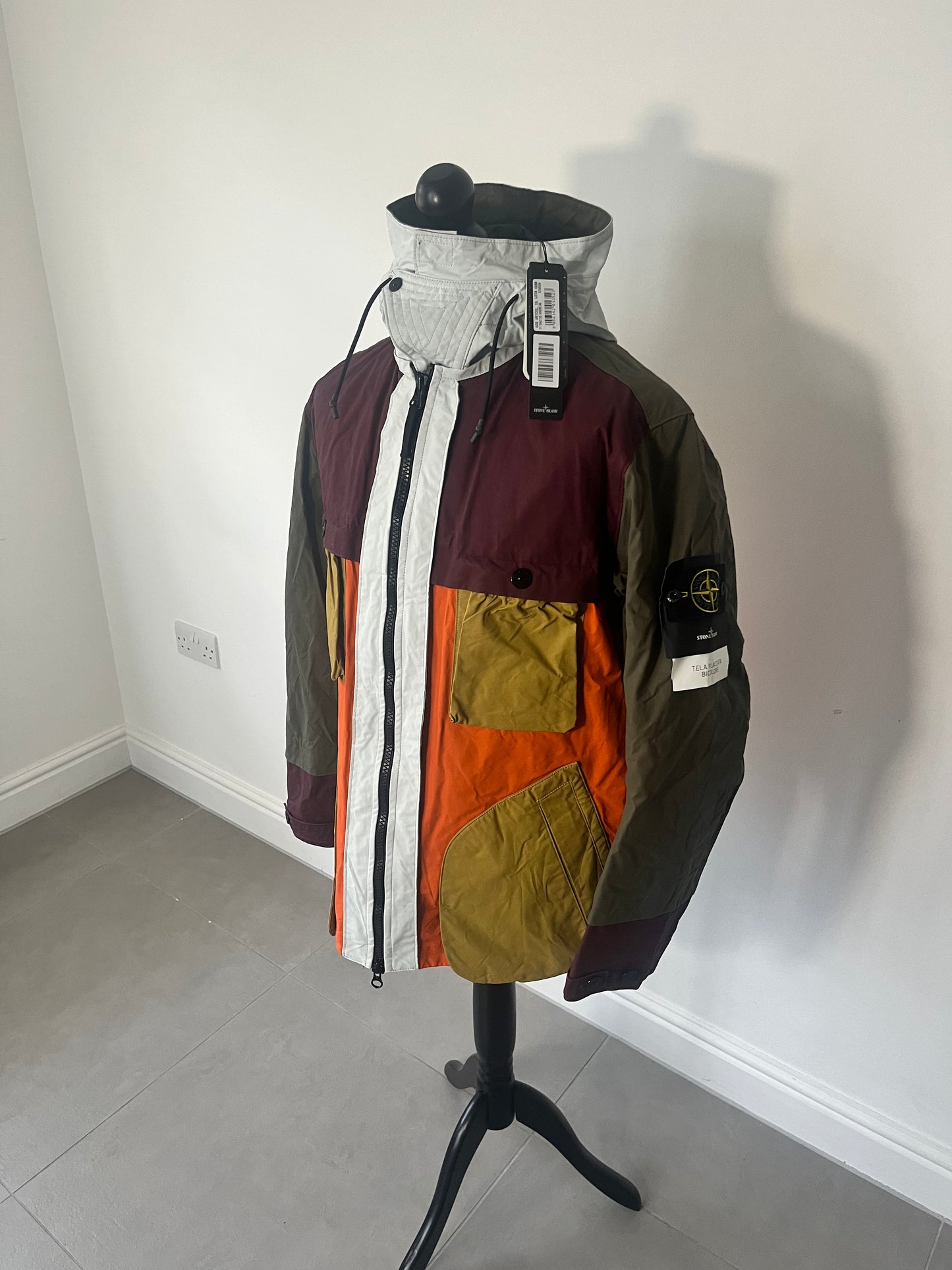 Stone island cheap multi coloured jacket