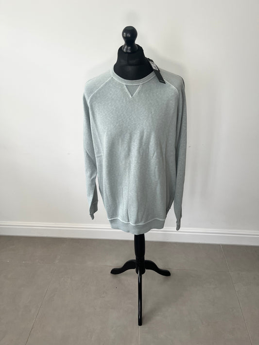 Stone Island Garment Dyed Old Effect Sweatshirt (Sky Blue)