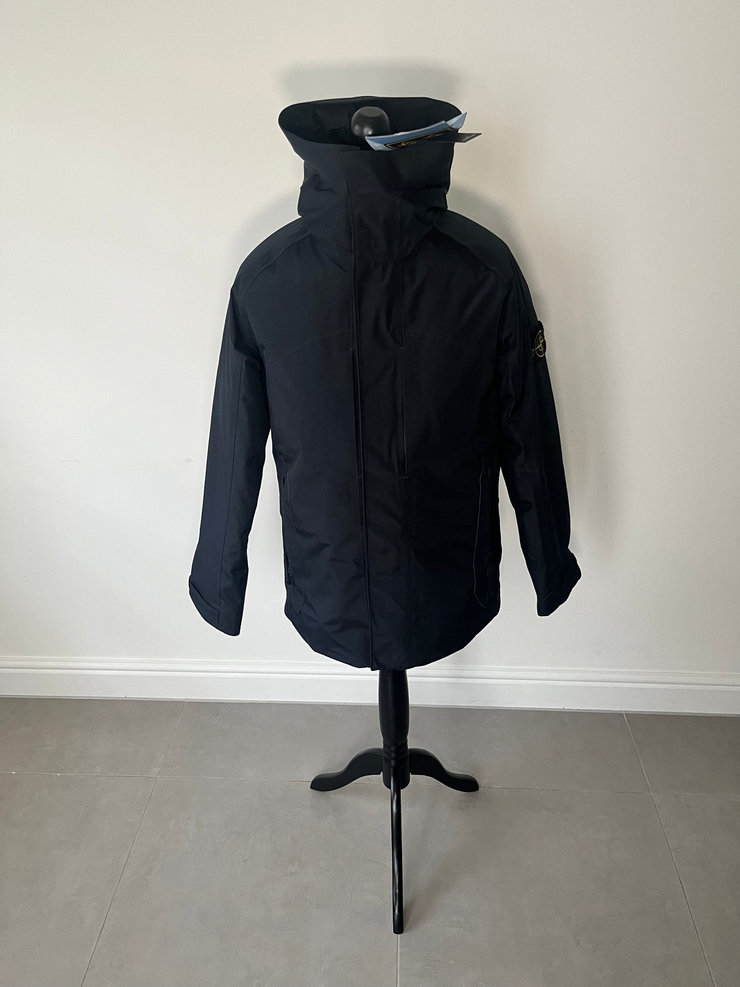 Stone Island 3L Gore-Tex In Recycled Polyester Down (Navy