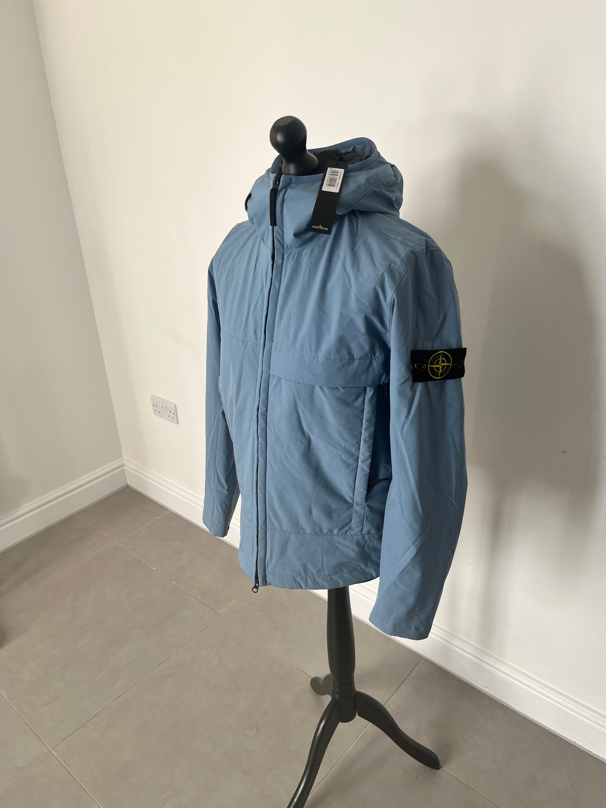 STONE ISLAND softshell blouson 'Light Soft Shell-R e.dye Technology' teal