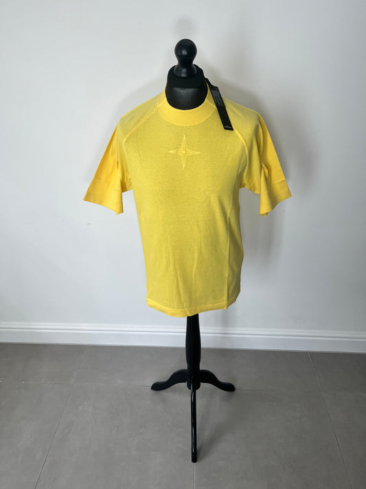 Stone Island ‘Old’ Treatment T-Shirt (Yellow)