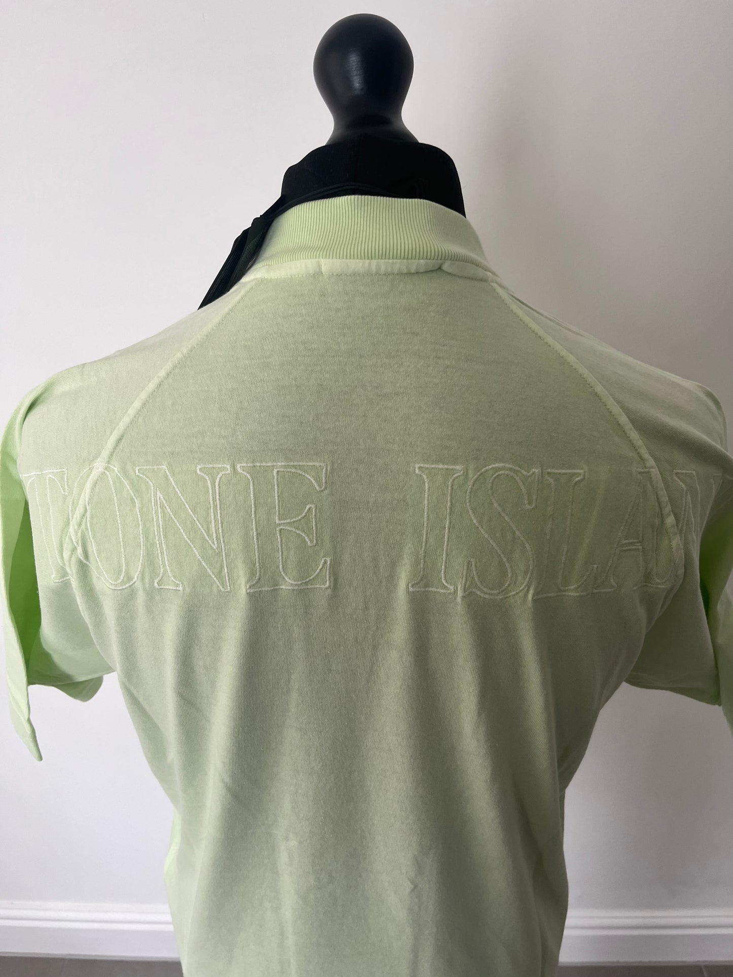 Stone Island ‘Old’ Treatment T-Shirt (Light Green)