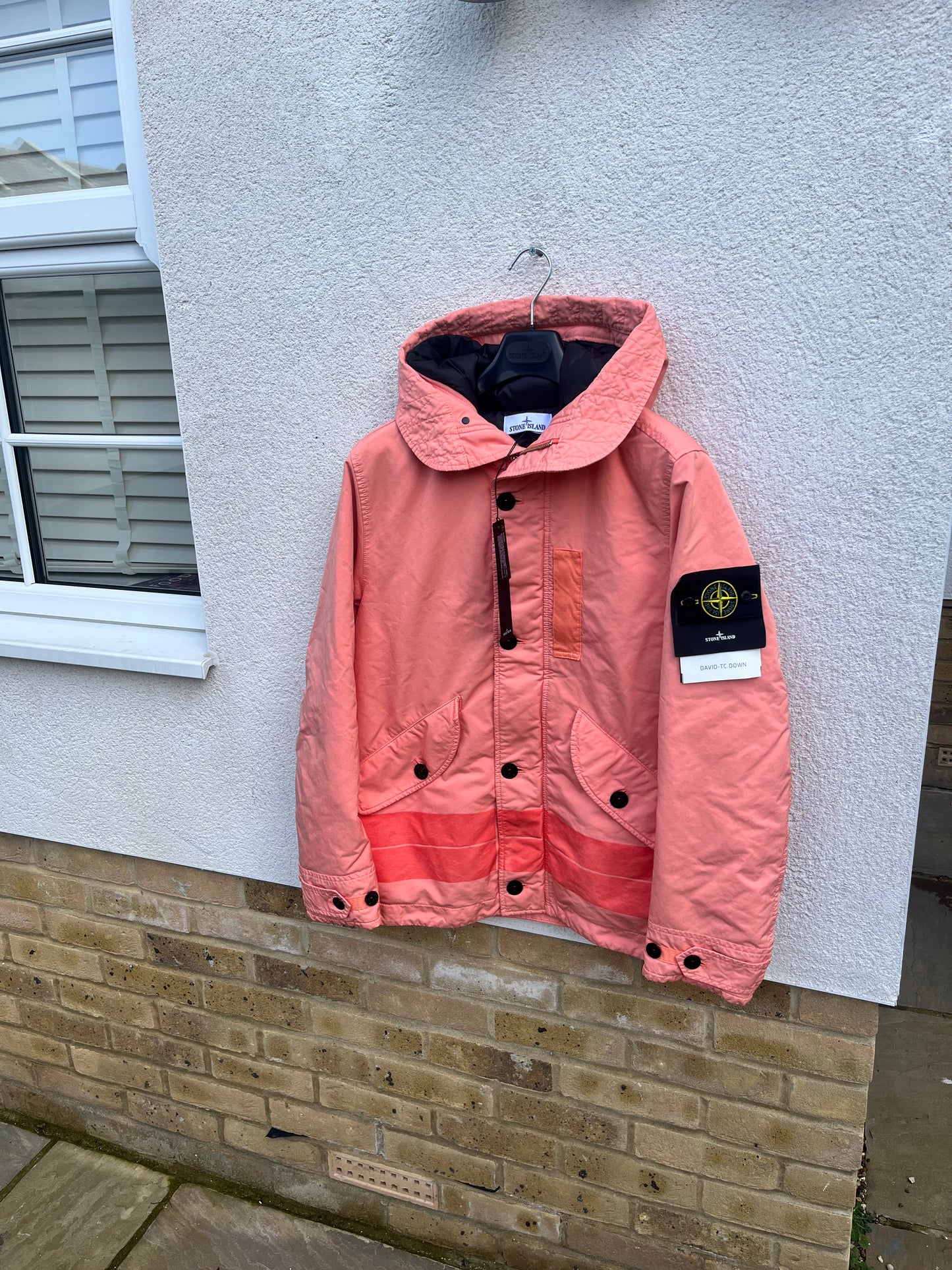 Stone island david on sale tc down jacket