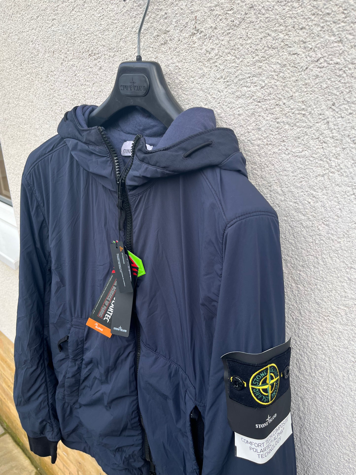 Stone Island Comfort Tech Composite Polartech Alpha Tech (Navy)