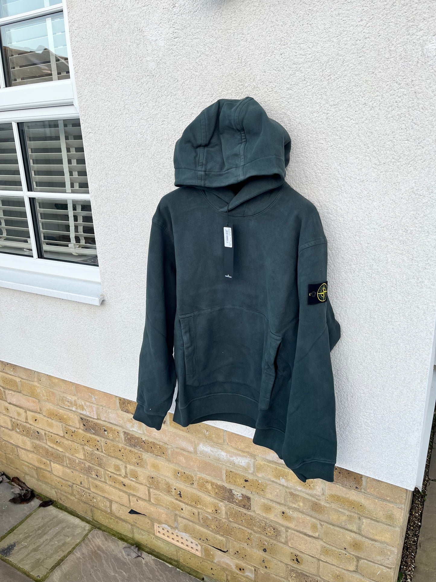 Stone Island Kangaroo Pocket Hoodie (Teal)