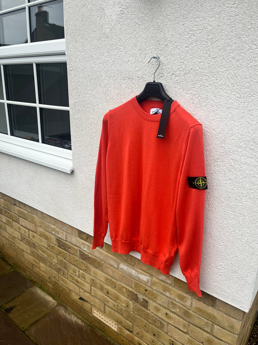 Stone Island Knitted Sweatshirt (Orange)