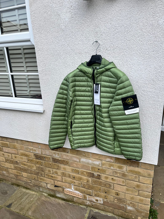 Stone Island Loom Woven Chambers R-Nylon Down-TC (Sage)