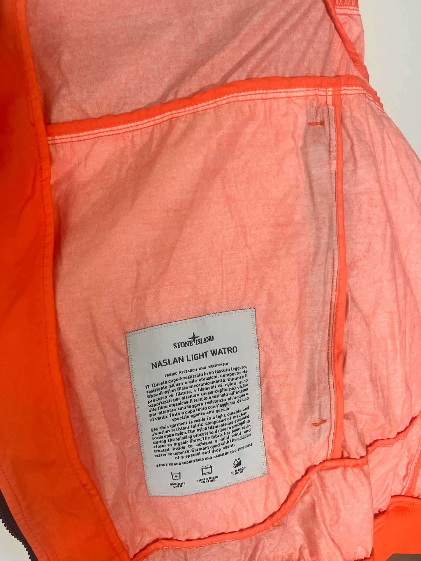 Stone Island Naslan Light Watro (Orange)