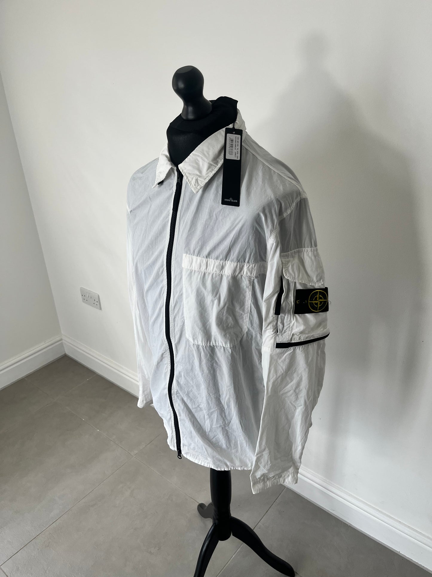 Stone Island Naslan Light Overshirt (White)