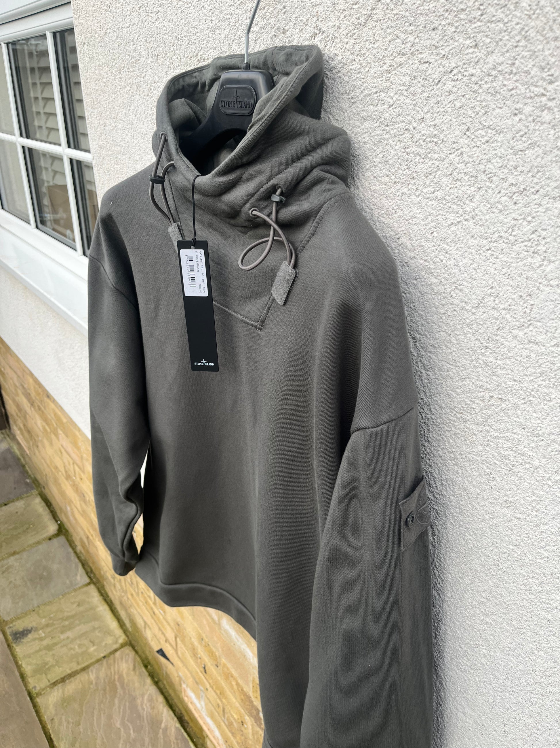 Stone Island Ghost Popover Hoodie (Grey) – CasualCentral