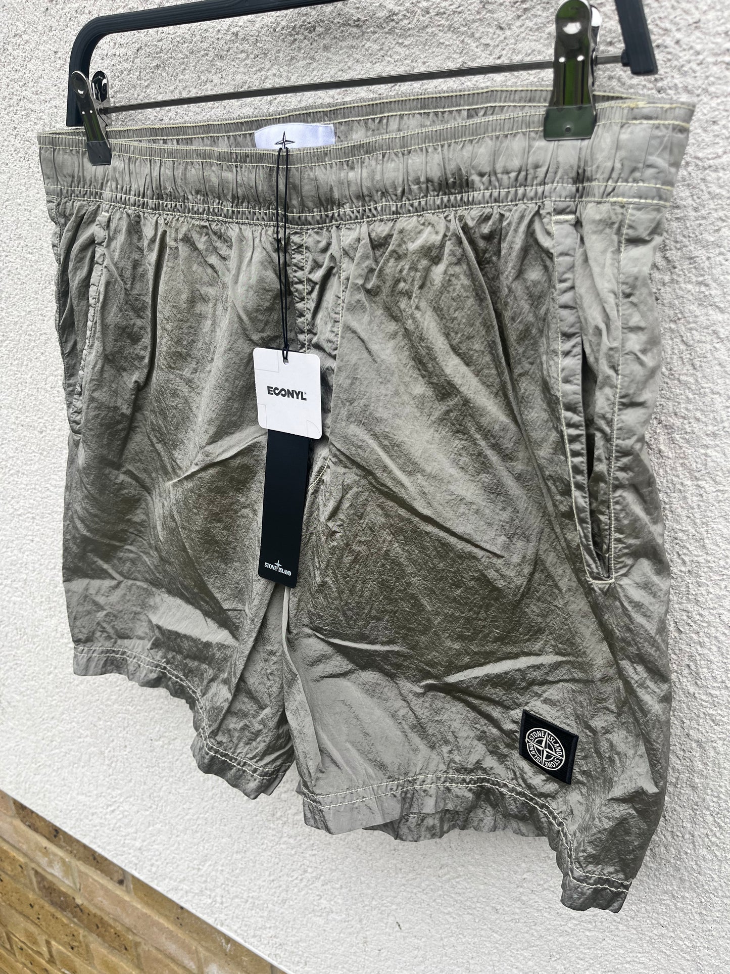 Stone Island Nylon Metal Swimming Shorts (Grey)